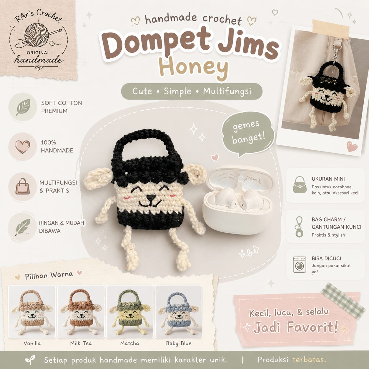Dompet TWS Crochet